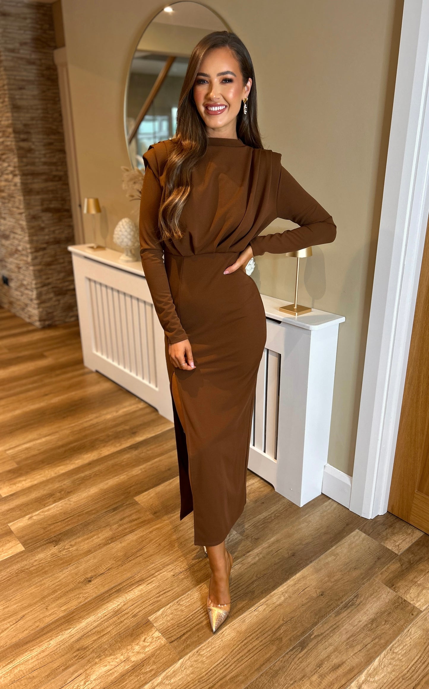 Meila Dress Brown