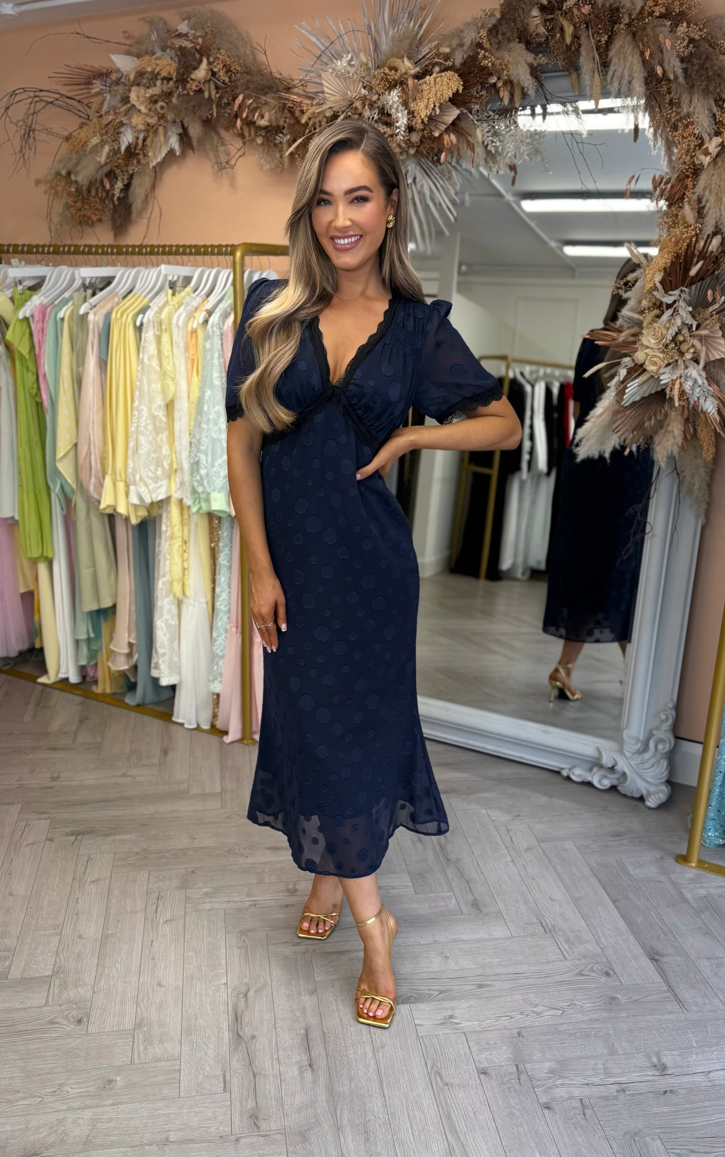 Isona Dress Navy