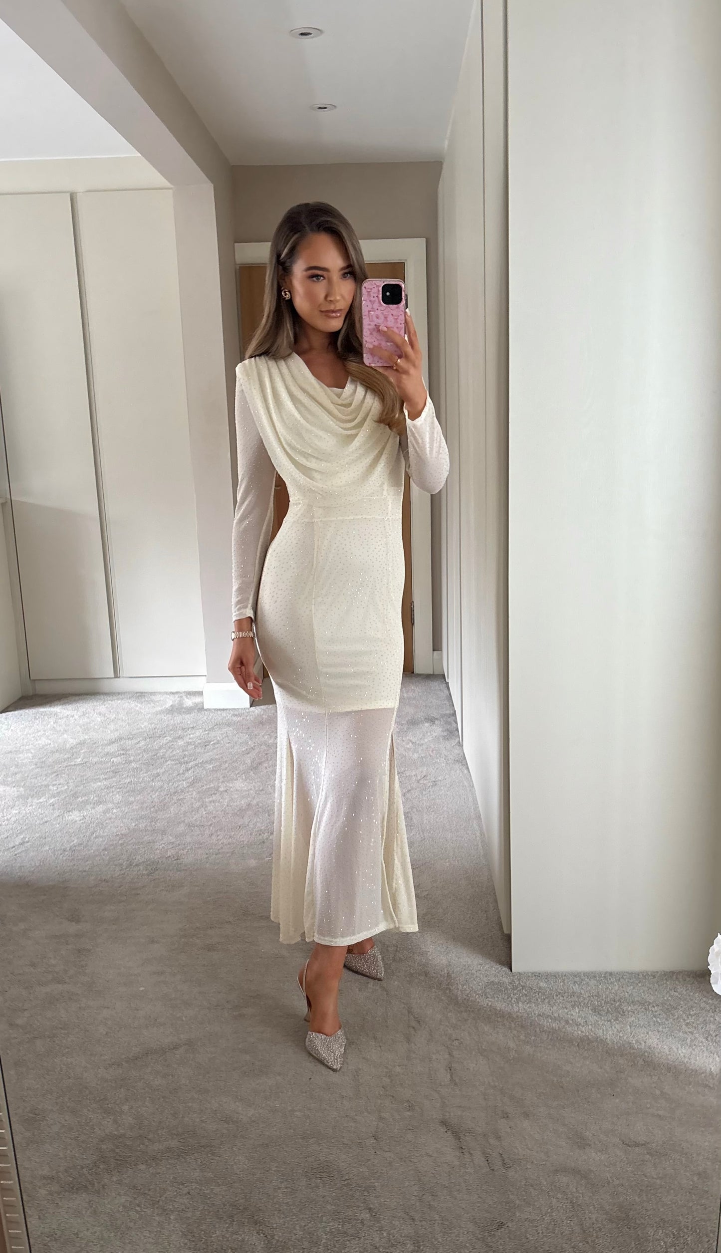 Sophia Dress Cream