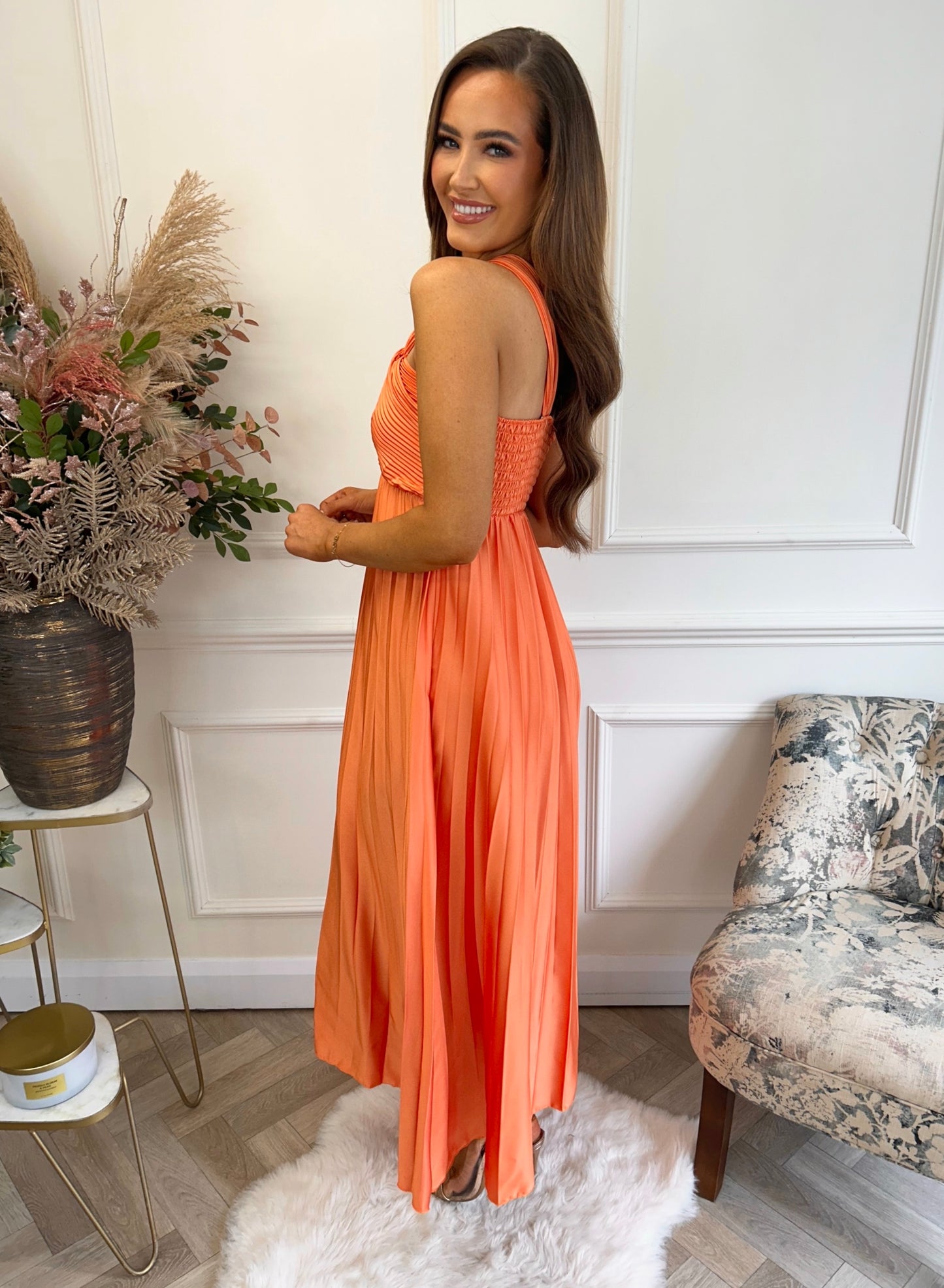 Elena Dress Orange