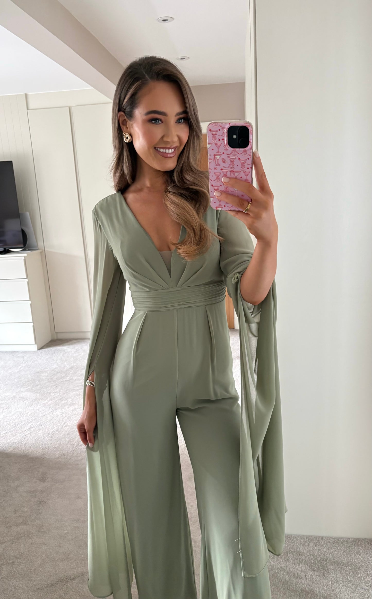 Mollie Jumpsuit Sage Green