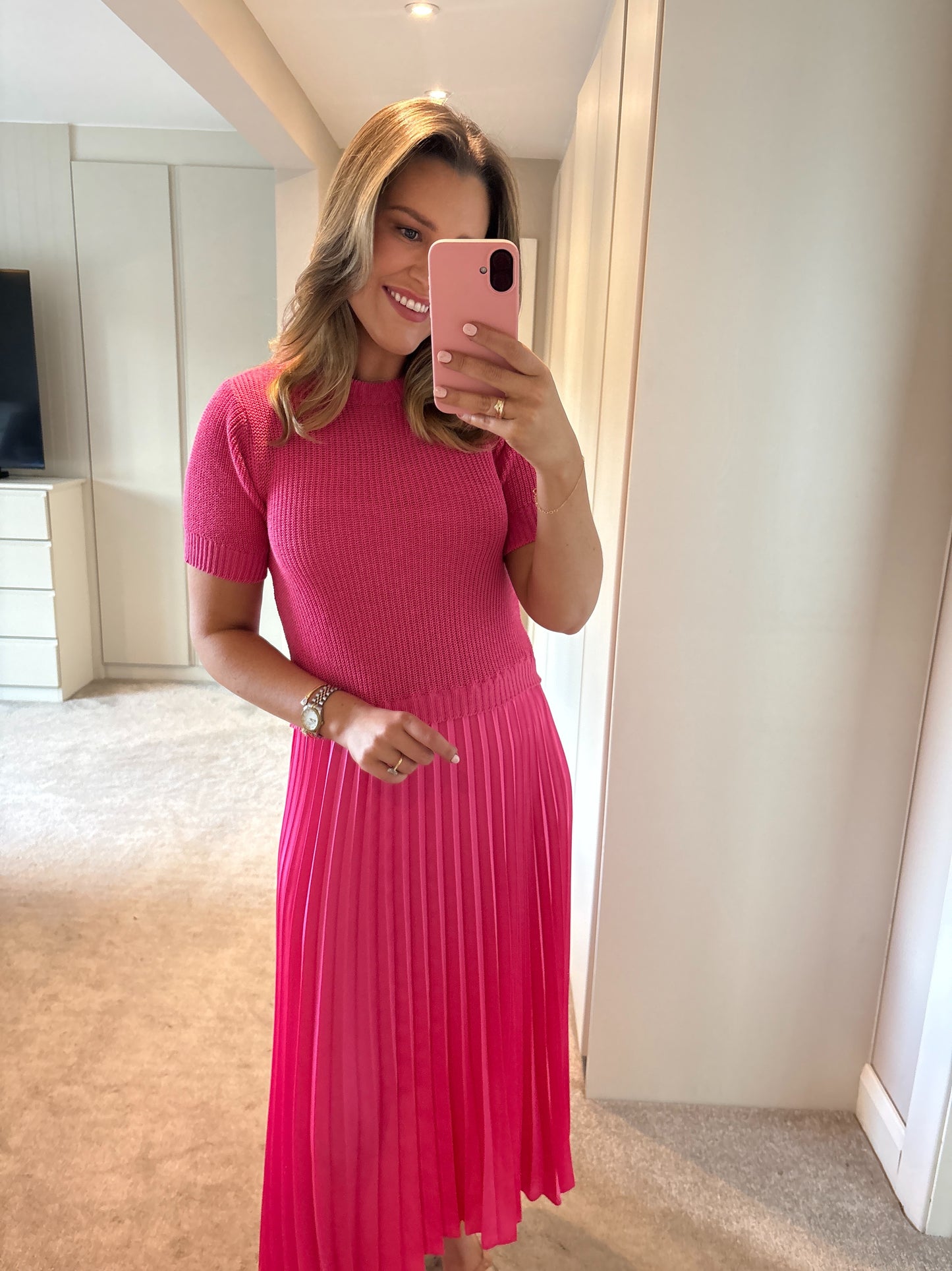 Lola Dress Fuschia