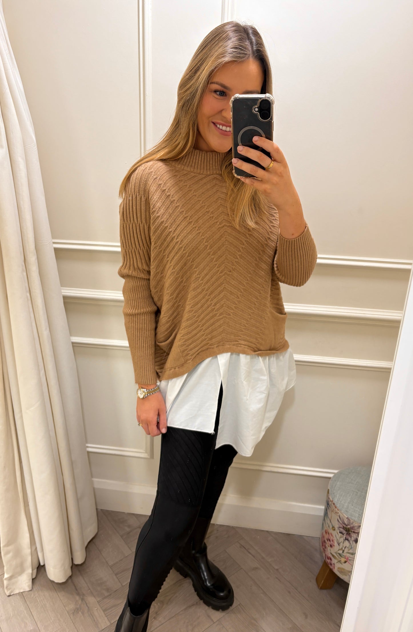Bara Knit Brown