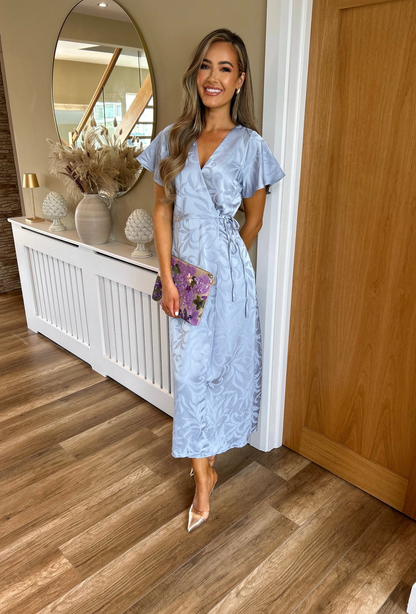 Charli Dress Baby Blue