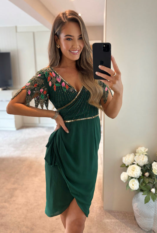 Gladia Dress Green