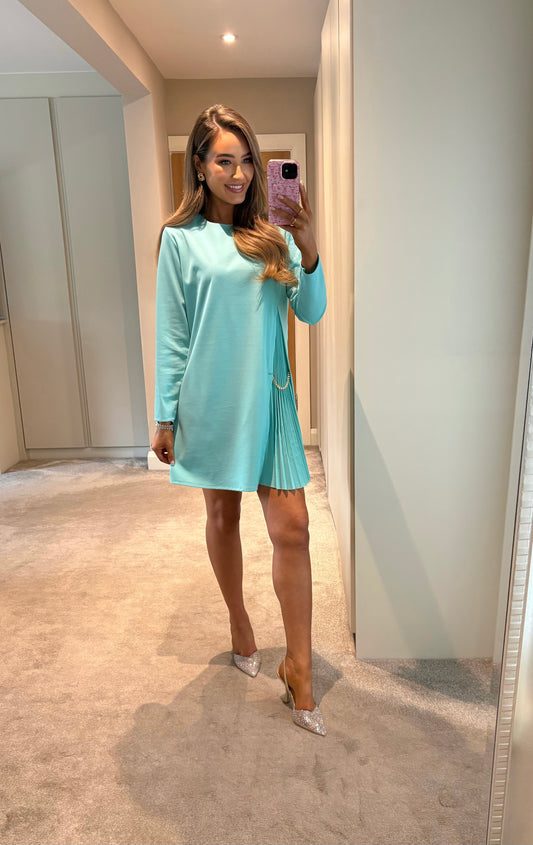 Ophelia Dress Turquoise