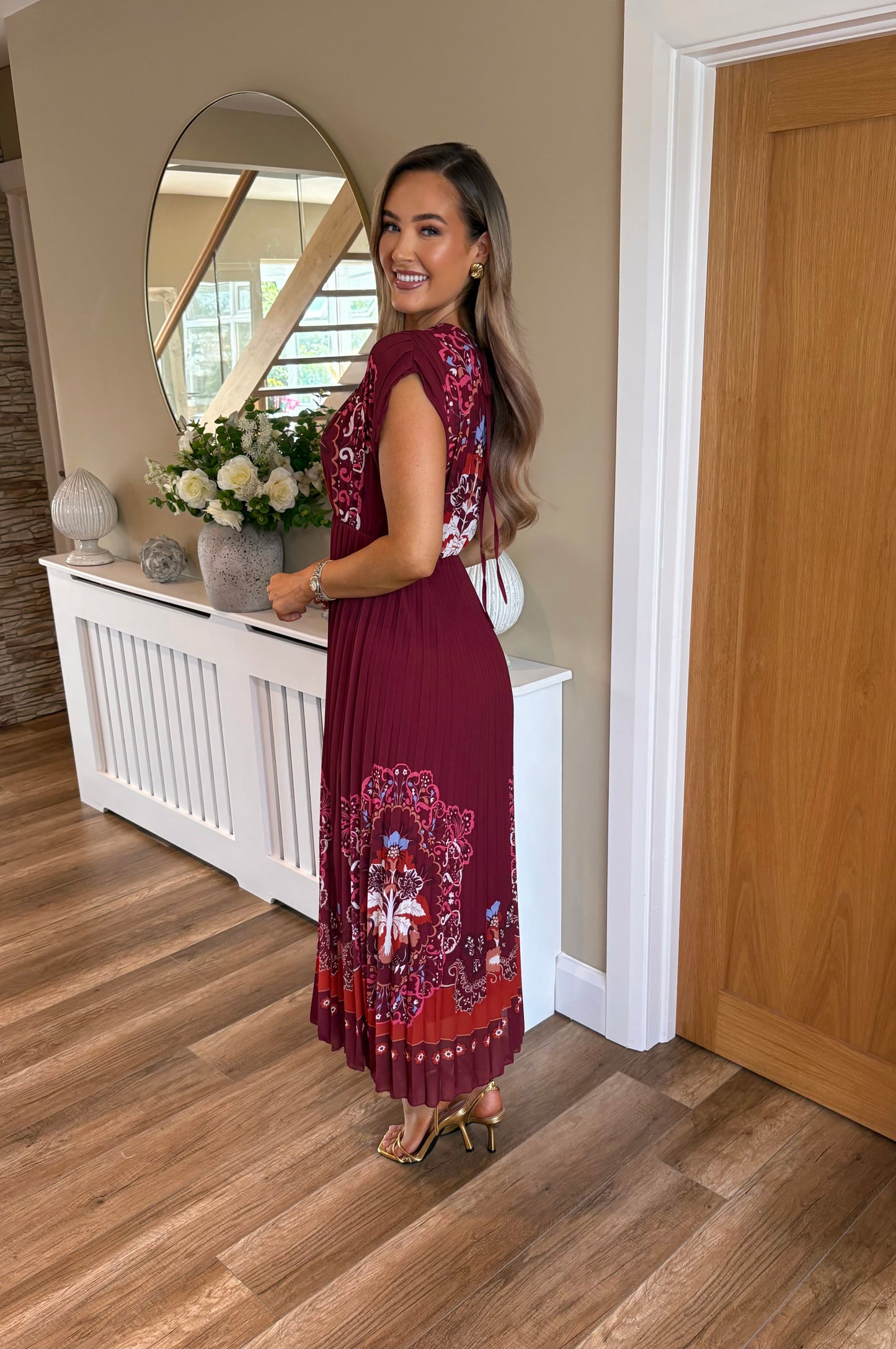 Remi Dress Maroon