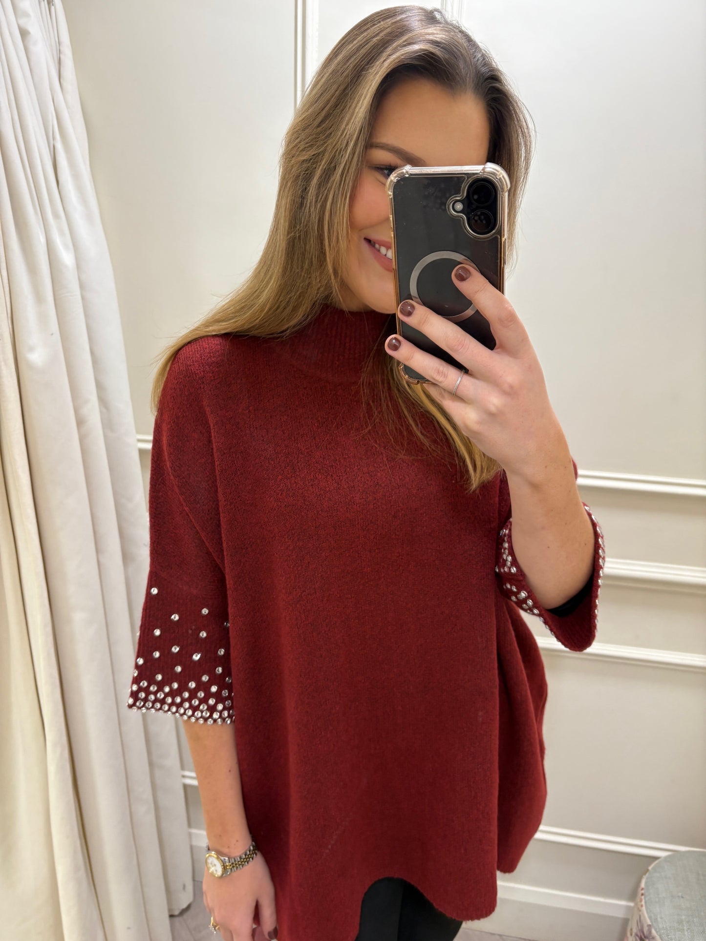 Parris Knit Burgundy