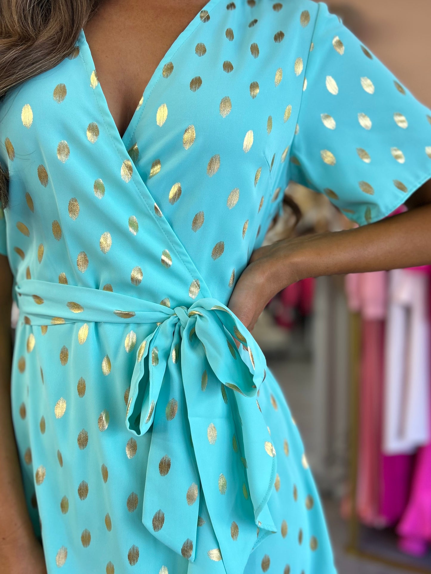 Luca Dress Aqua