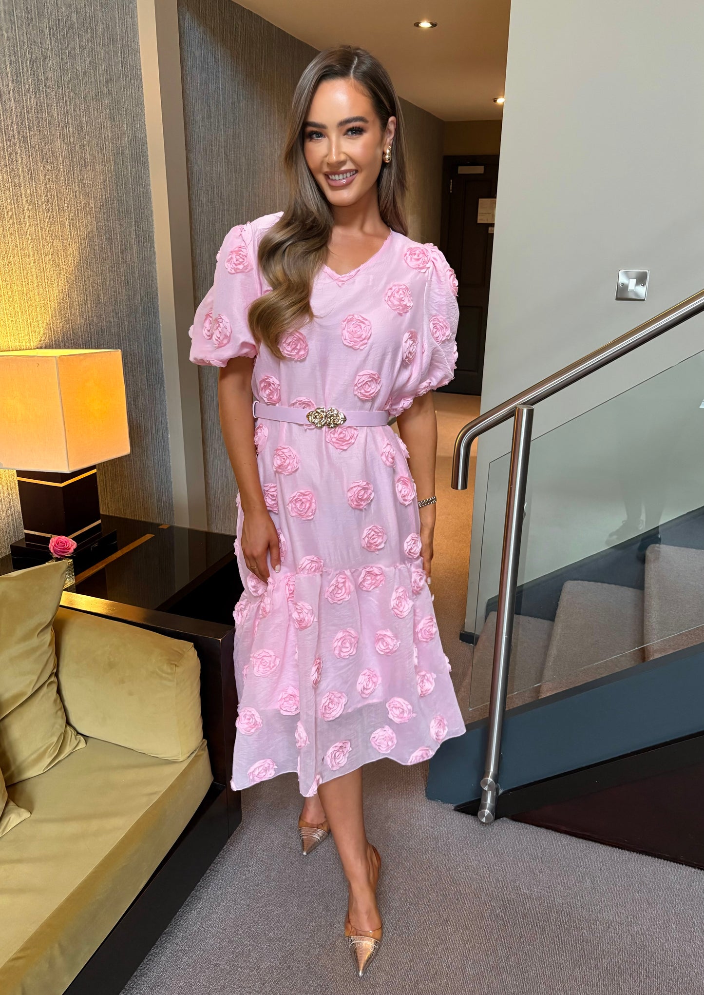 Flori Dress Pink