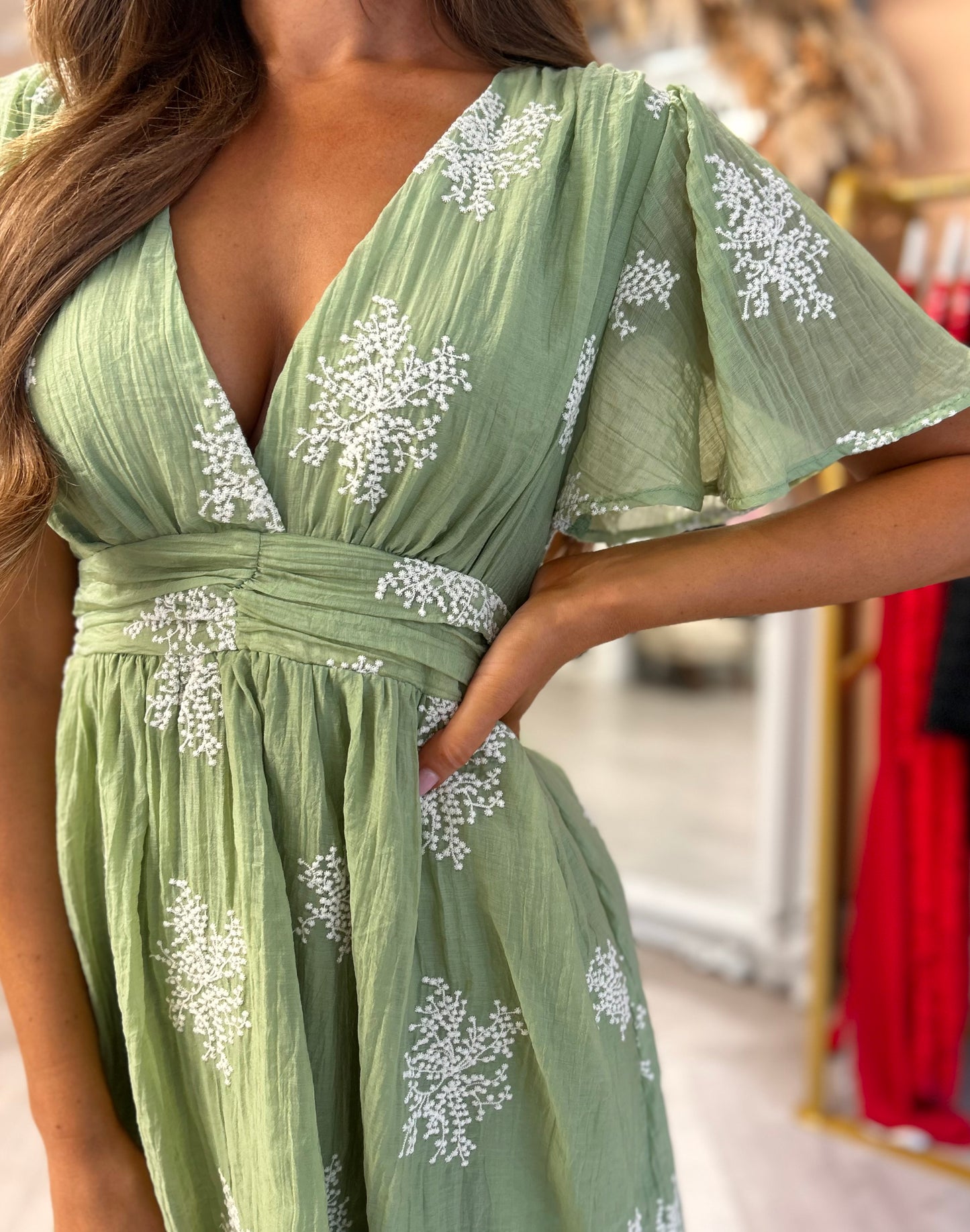 Alba Dress Green