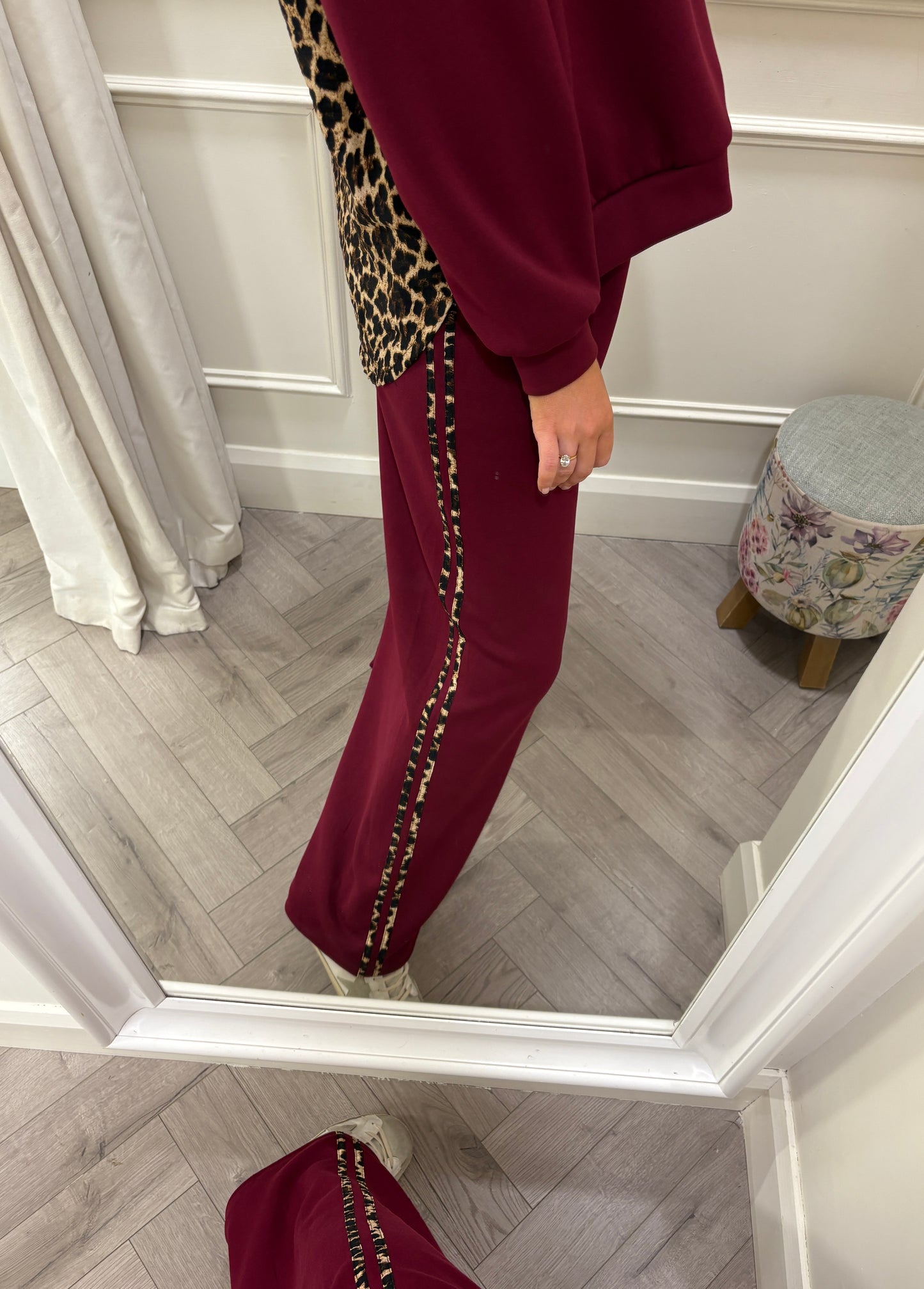 Frankie Two Piece Burgundy