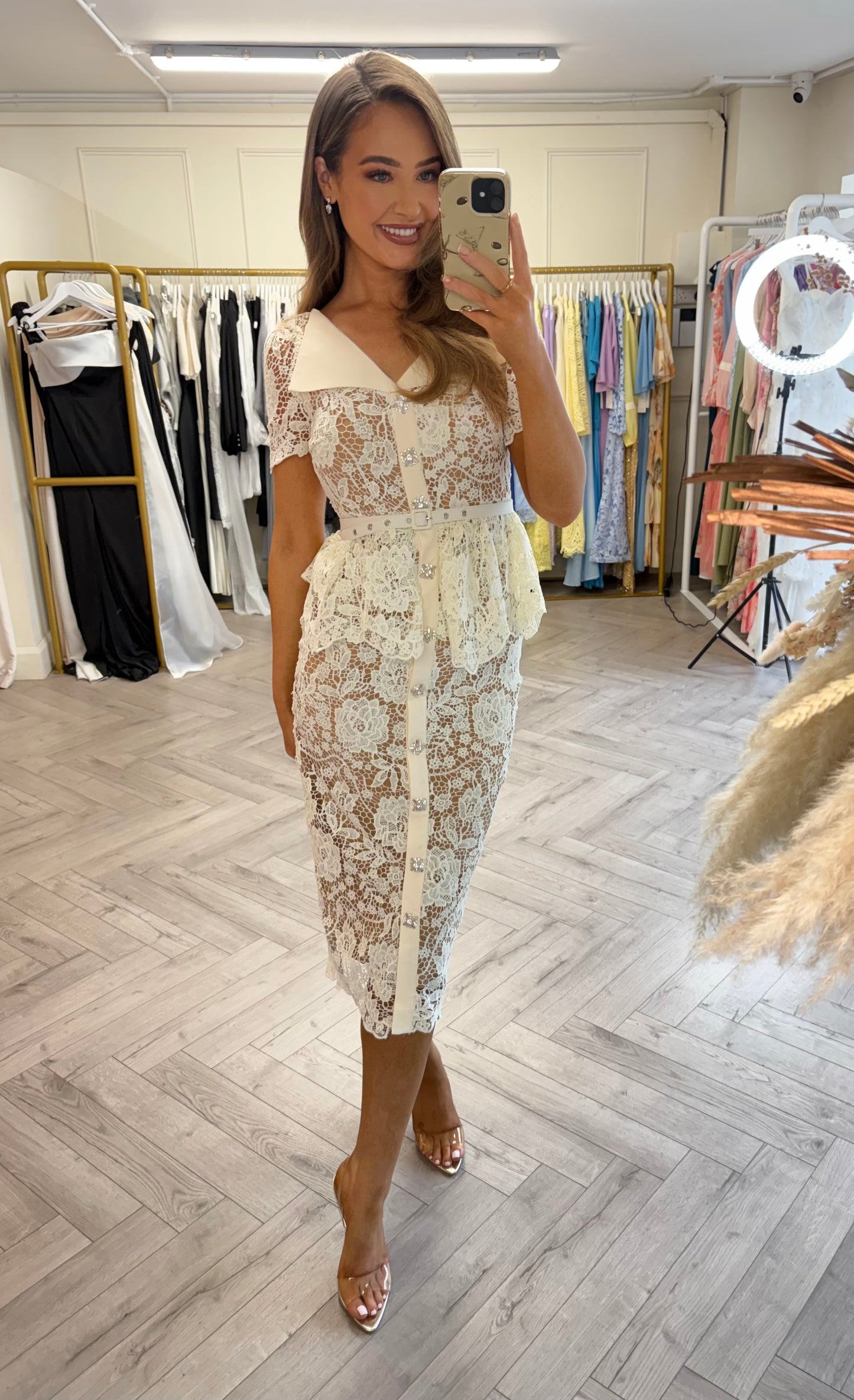 Bronwyn Dress Cream