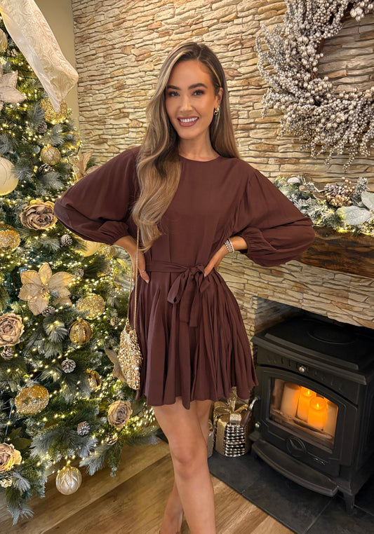 Ivy Dress Brown