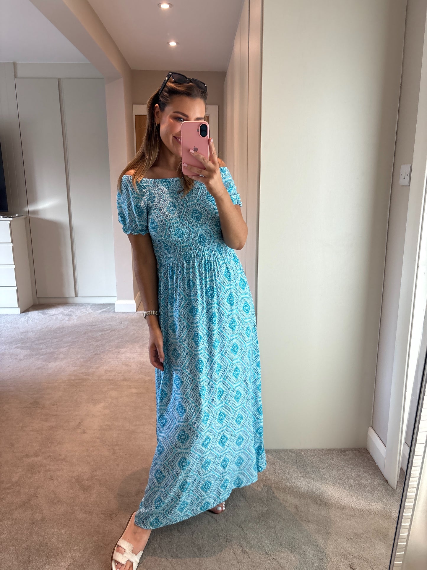 Nella Dress Sky Blue