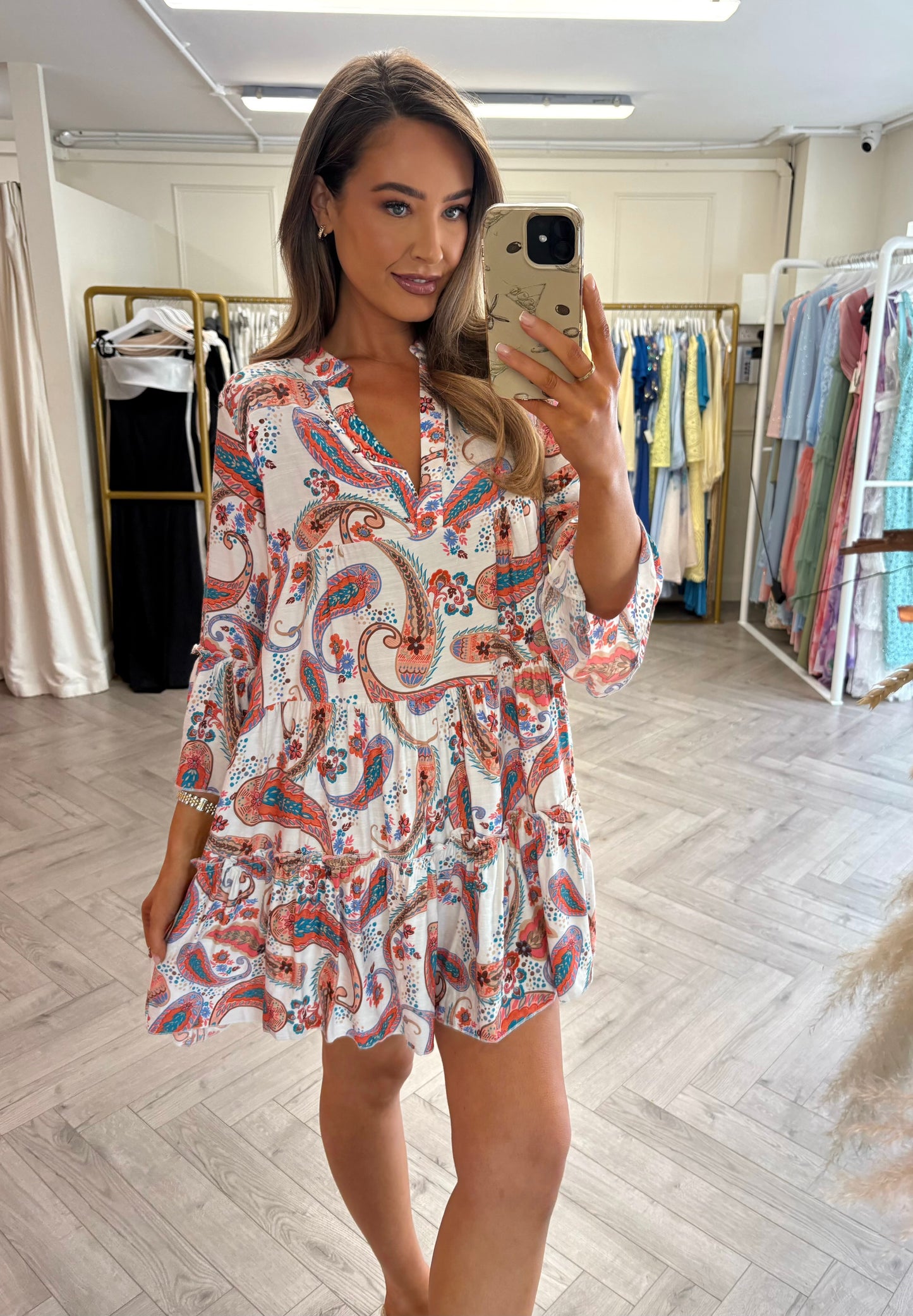 Sally Dress Orange