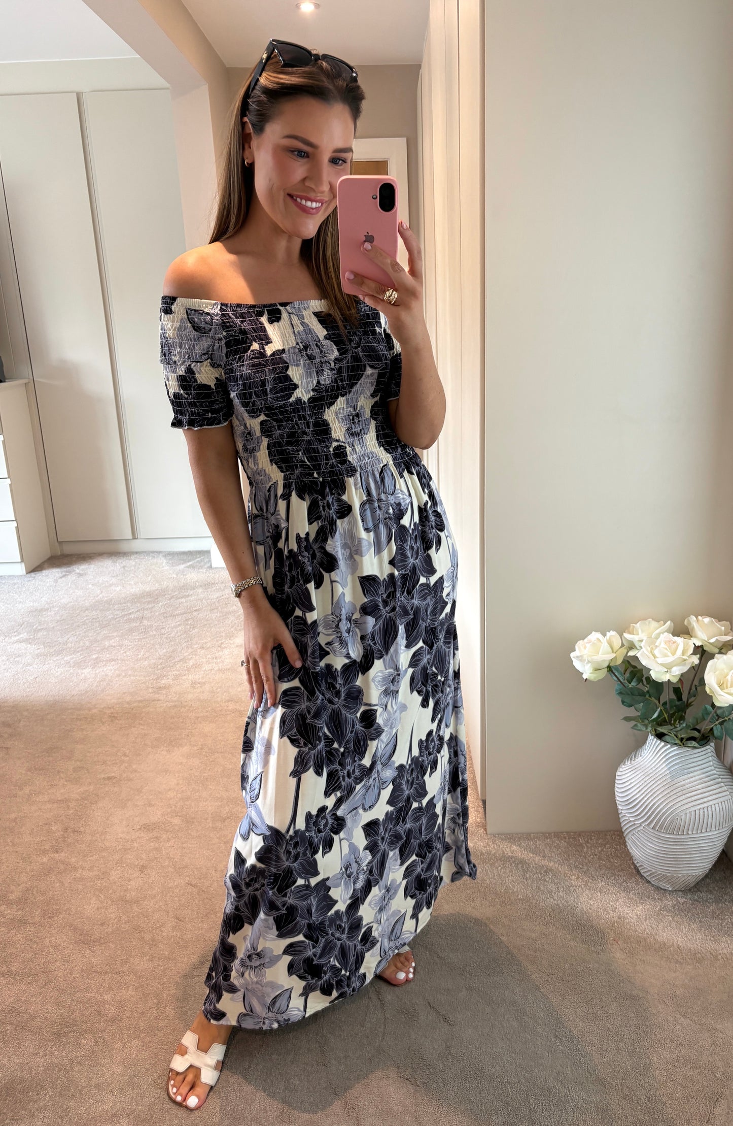 Loretta Dress Navy