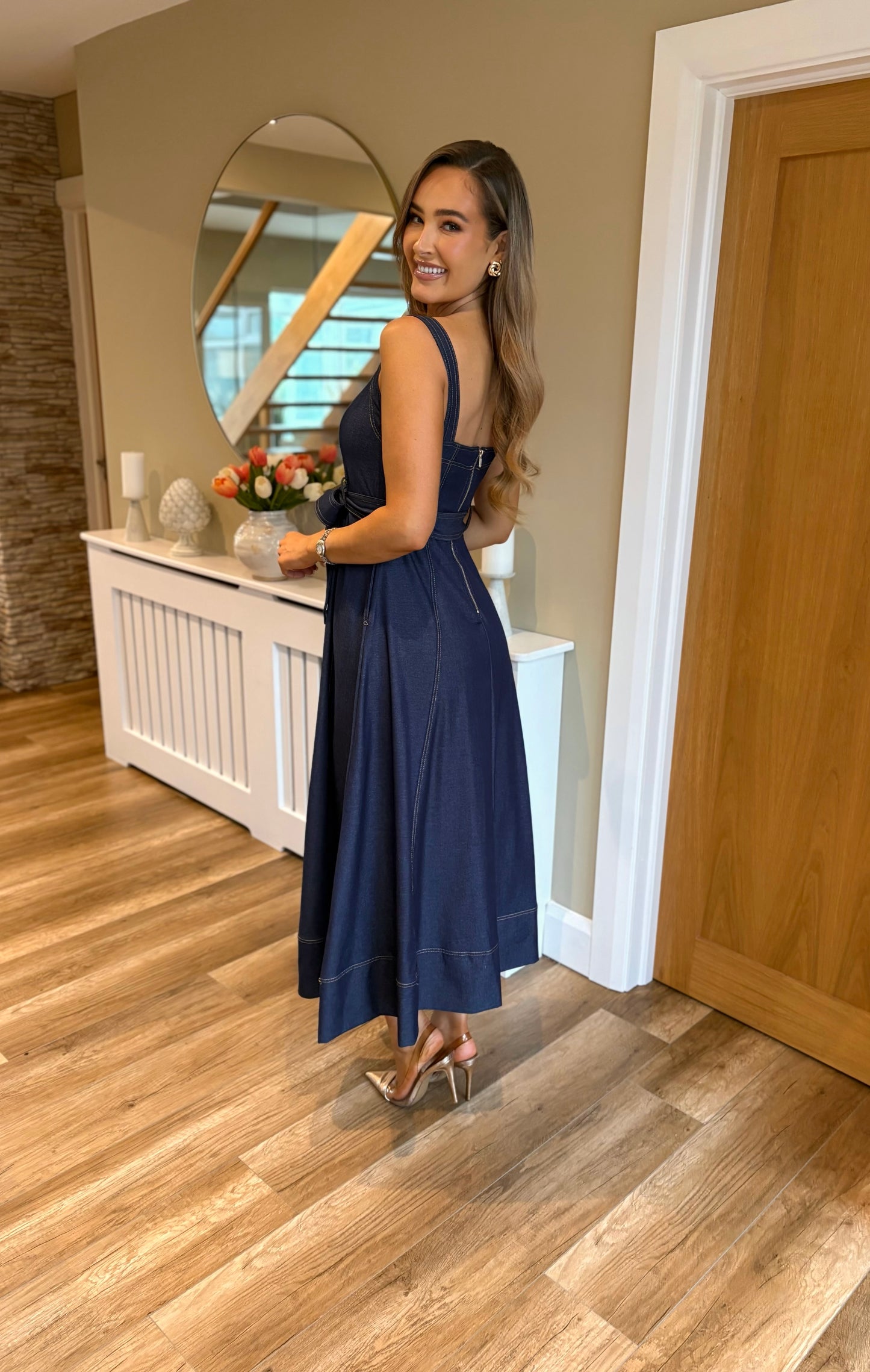 Fifi Dress Dark Denim