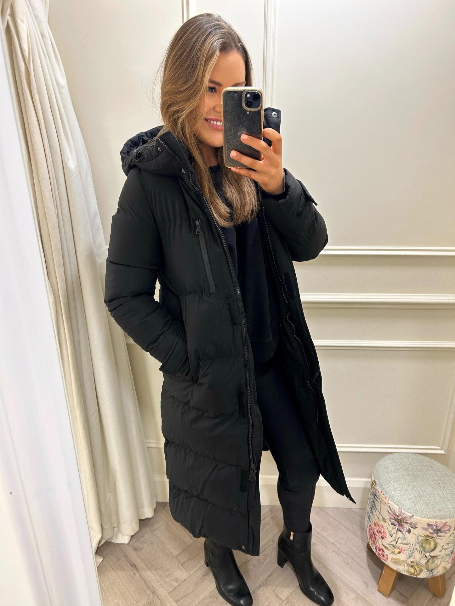 *PRE-ORDER*Brooke Full Length Coat Black