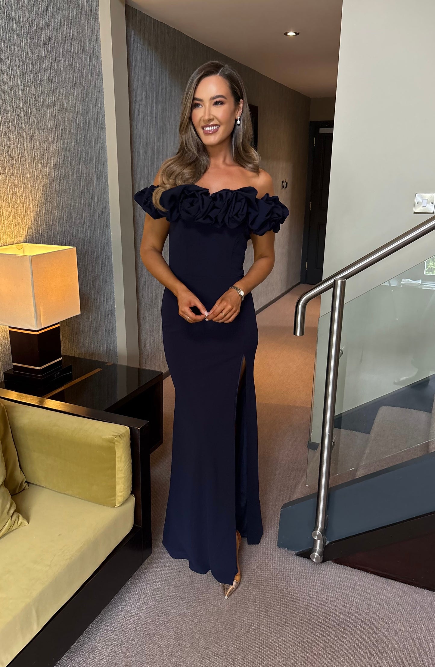 Emeria Dress Navy
