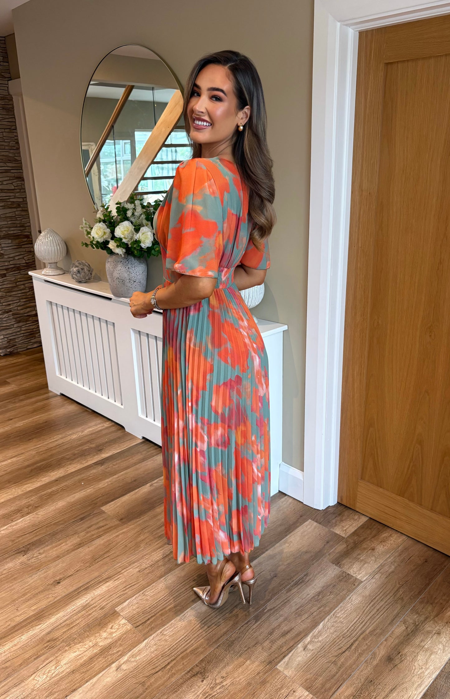 Naomi Dress Orange