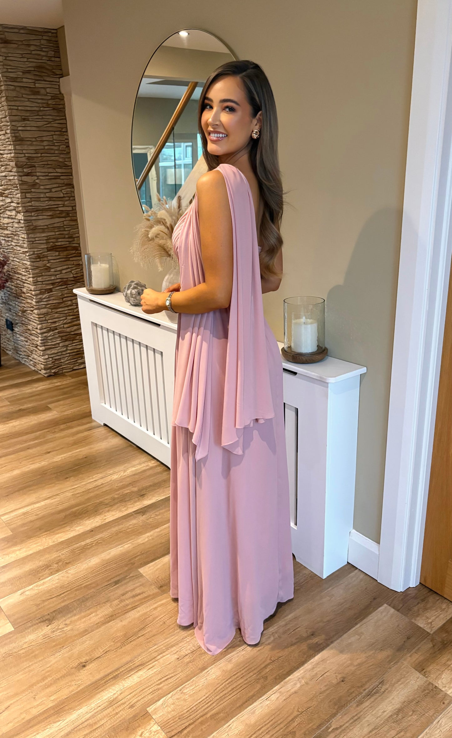 Savannah Dress Blush Pink