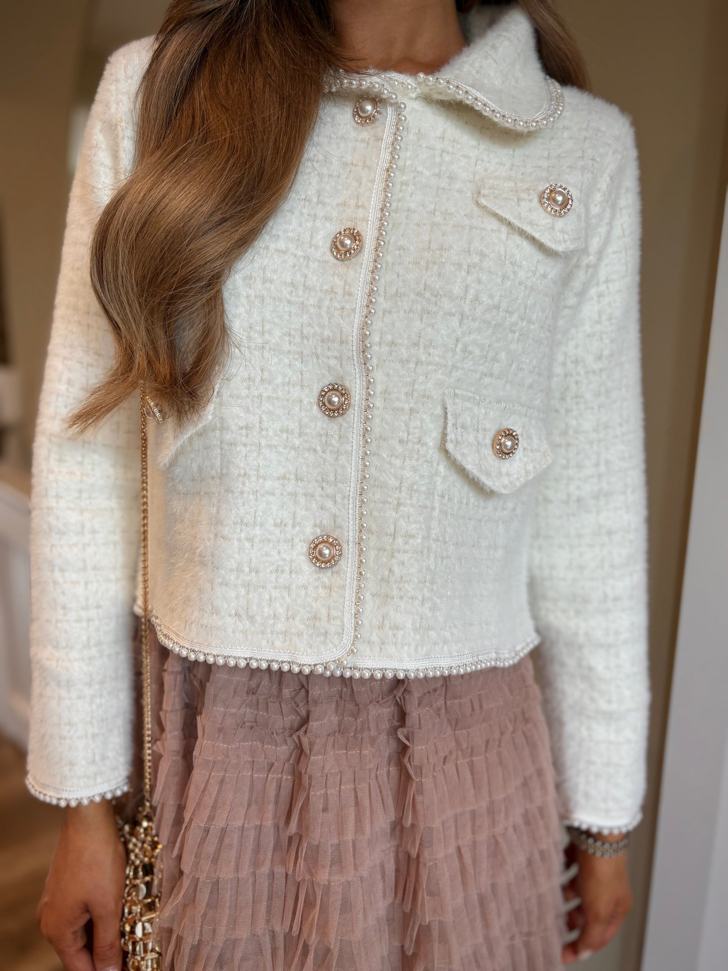Sasha Pearl Knit Cardigan