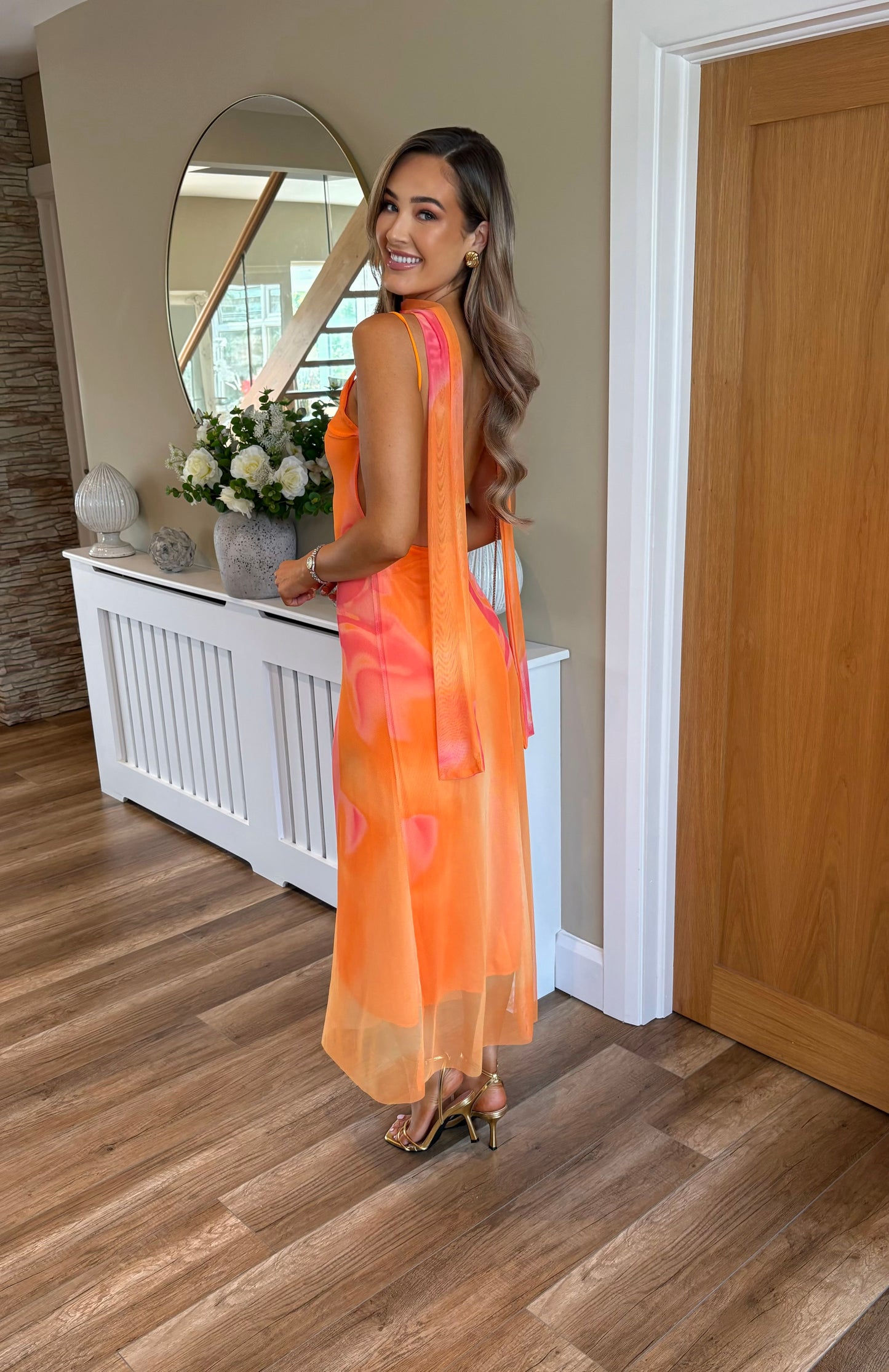 Alina Dress Orange