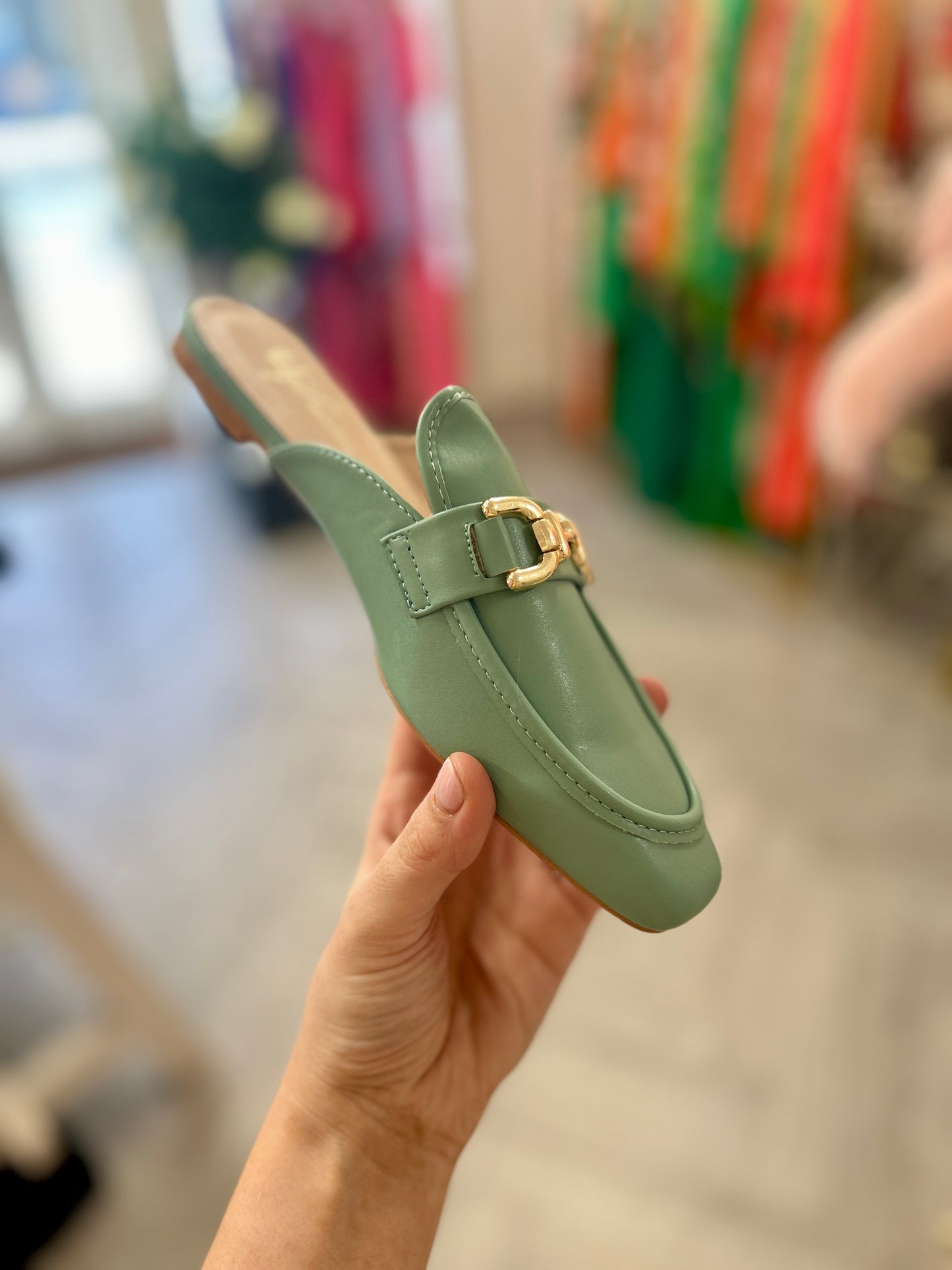 Mia Mule Green