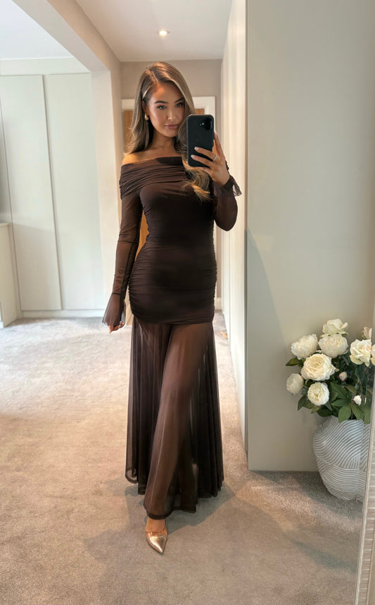 Crissie Dress Brown