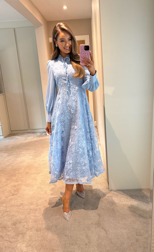 Brianna Dress Blue