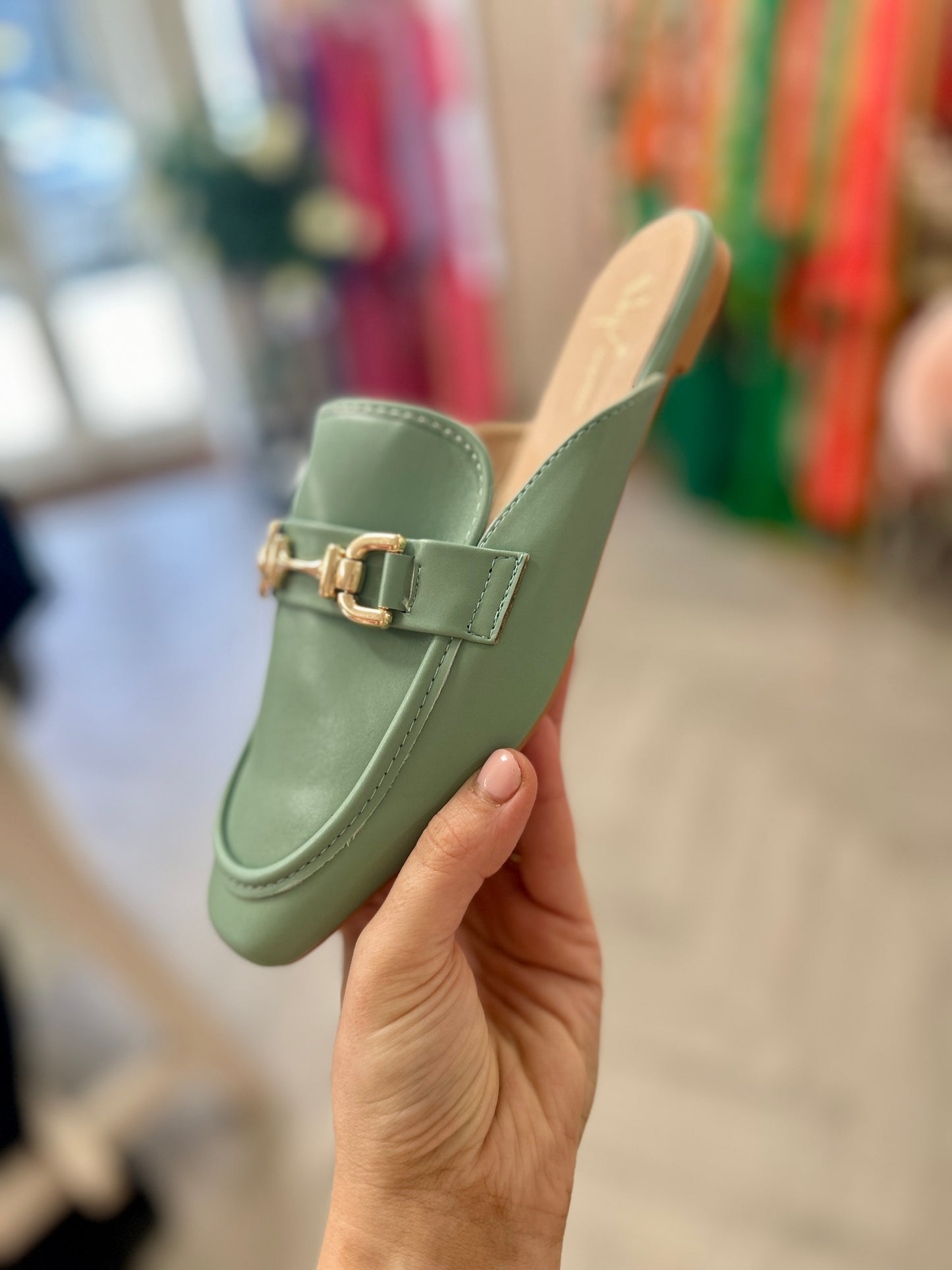 Mia Mule Green