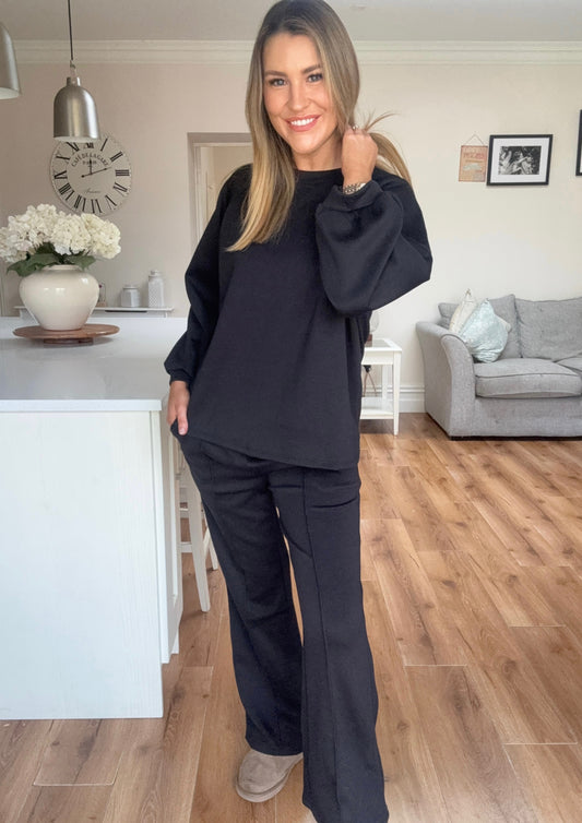 Olivia Two Piece Black