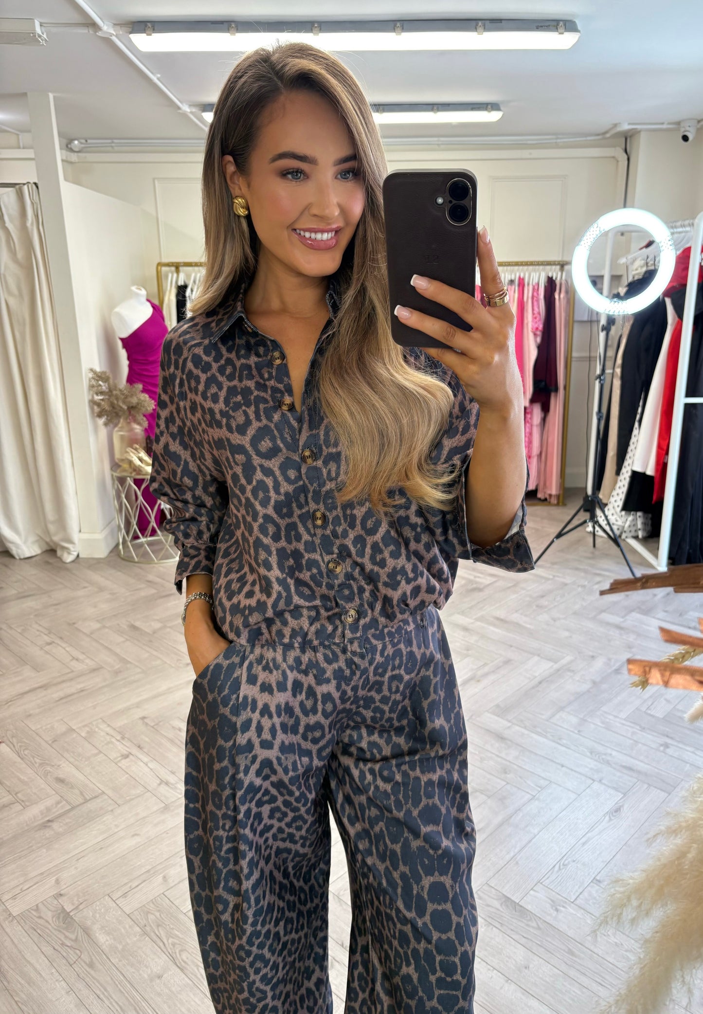 Darci Two Piece Animal Print