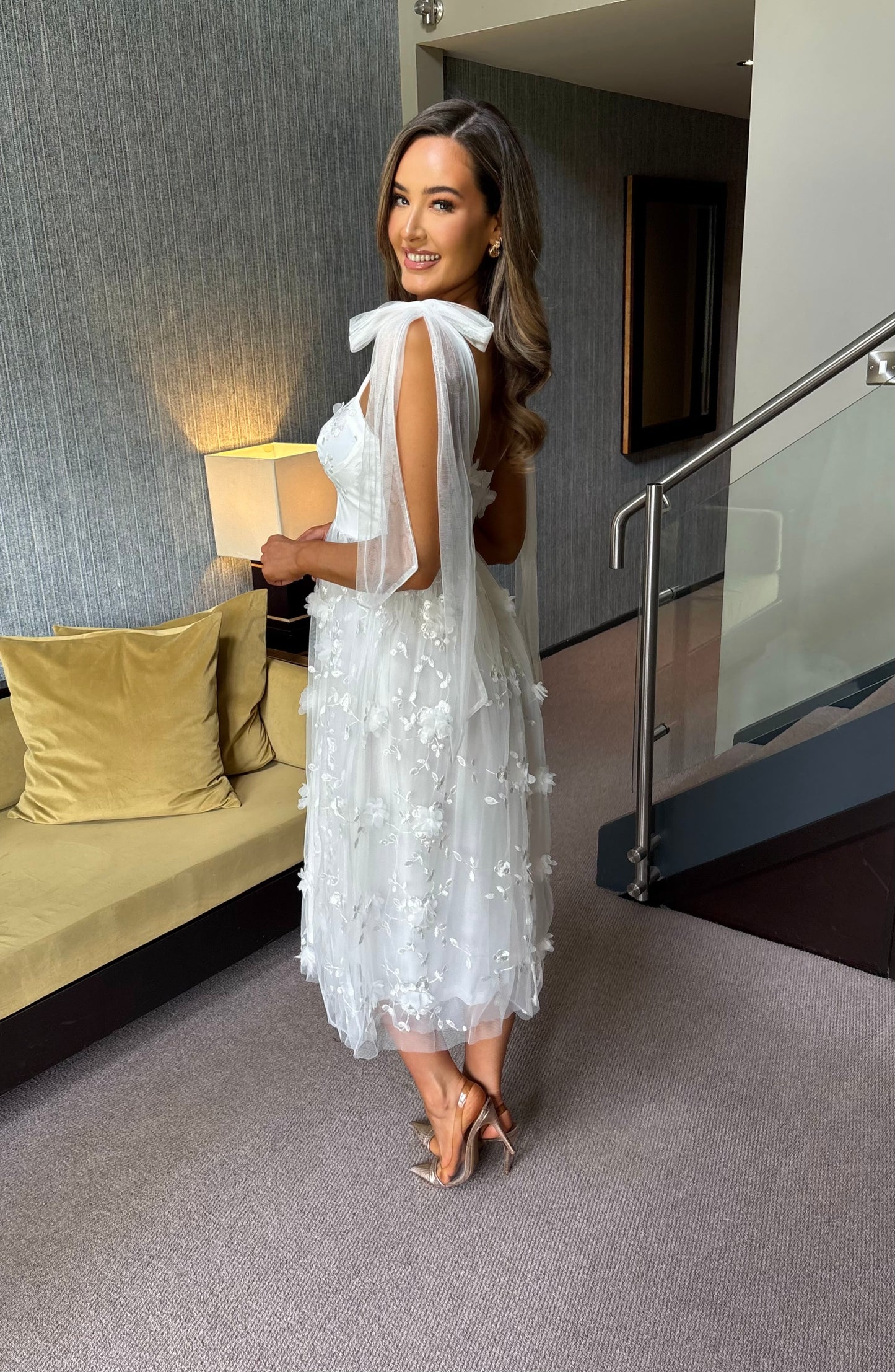 Esmara Dress White