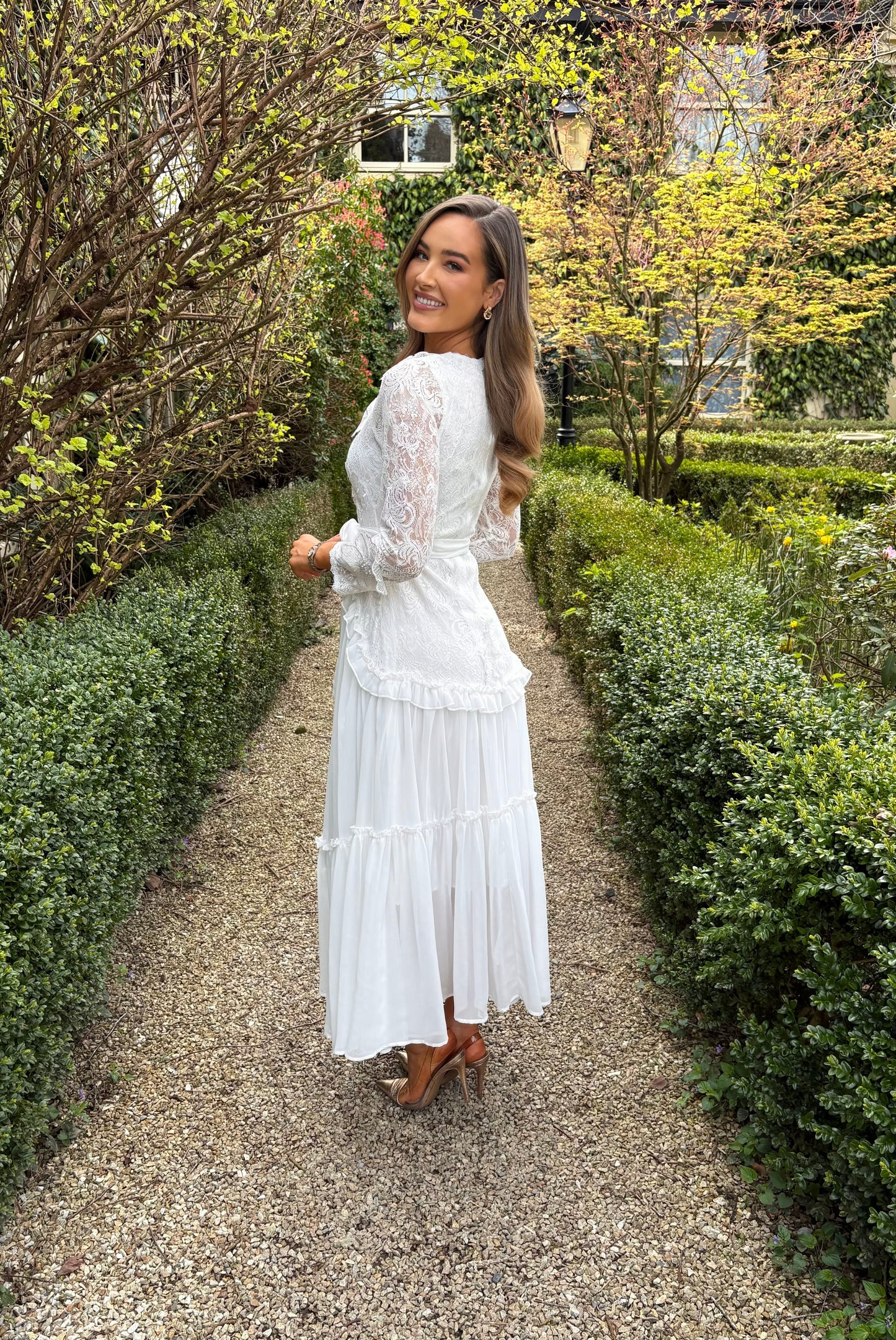 Magnolia Dress White