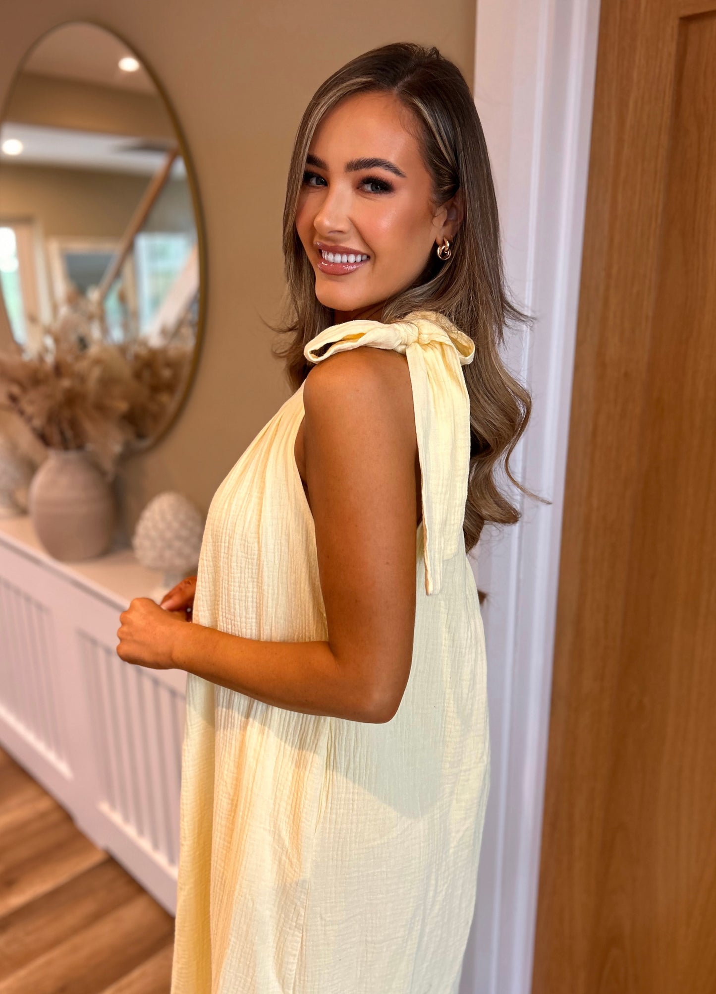 Selena Dress Lemon