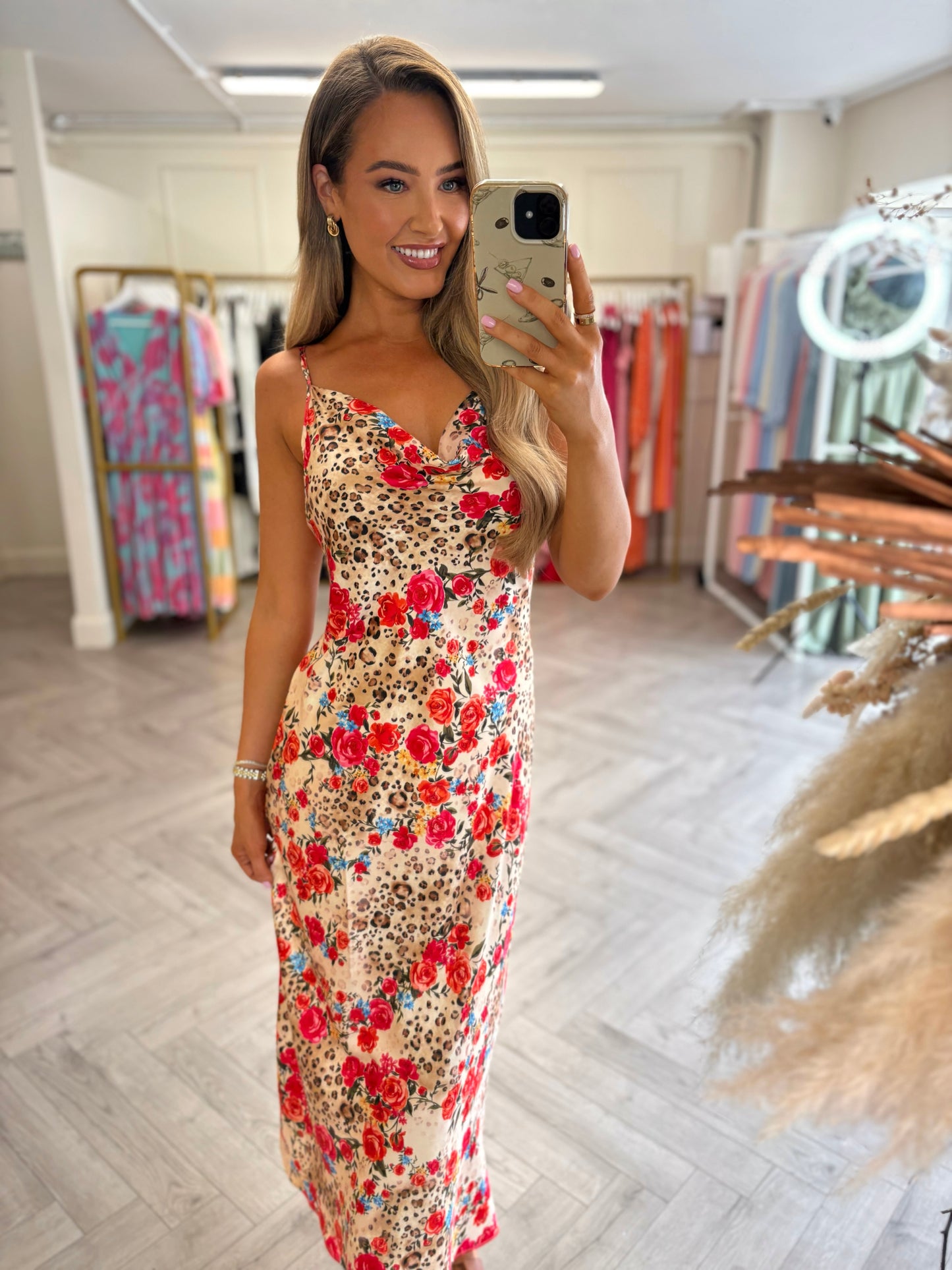 Rosa Dress Red