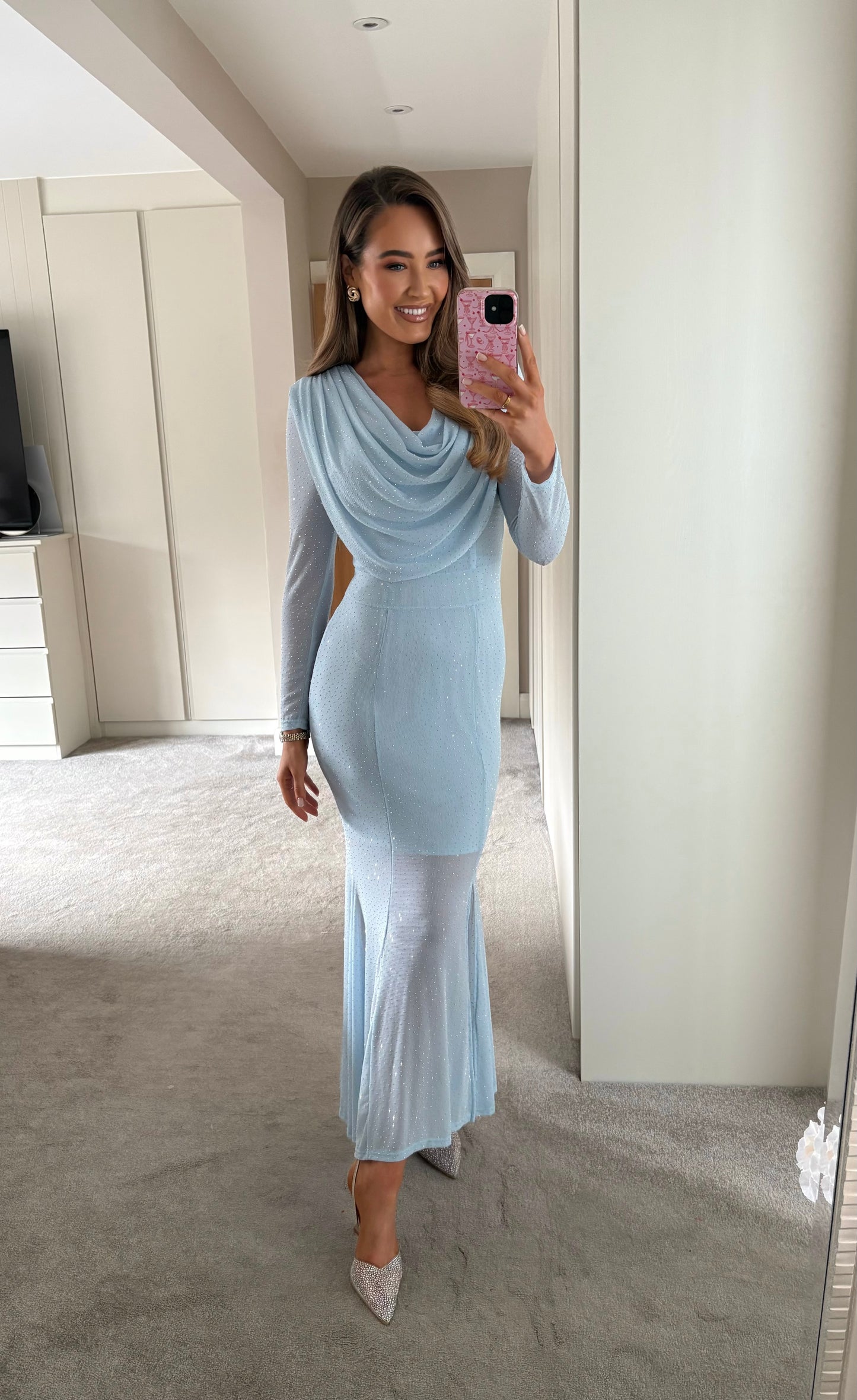 Sophia Dress Blue