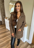 Wren Teddy Jacket Mocha