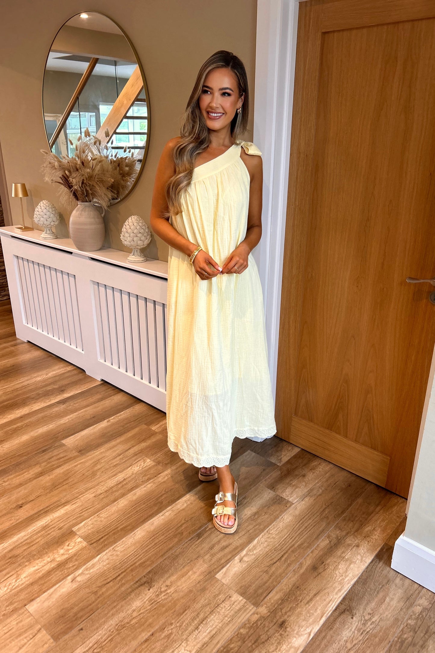 Selena Dress Lemon
