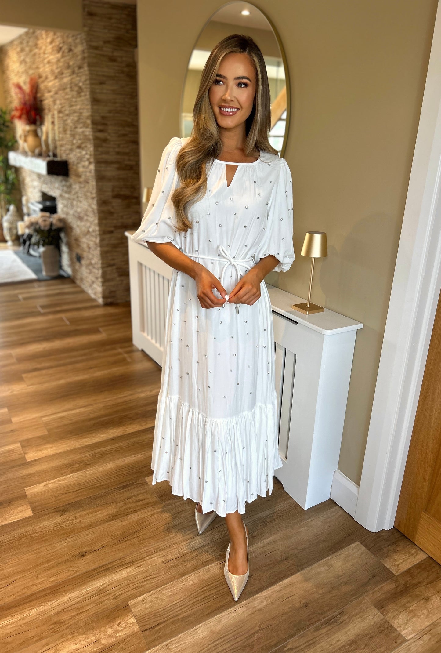 Sasha Dress White