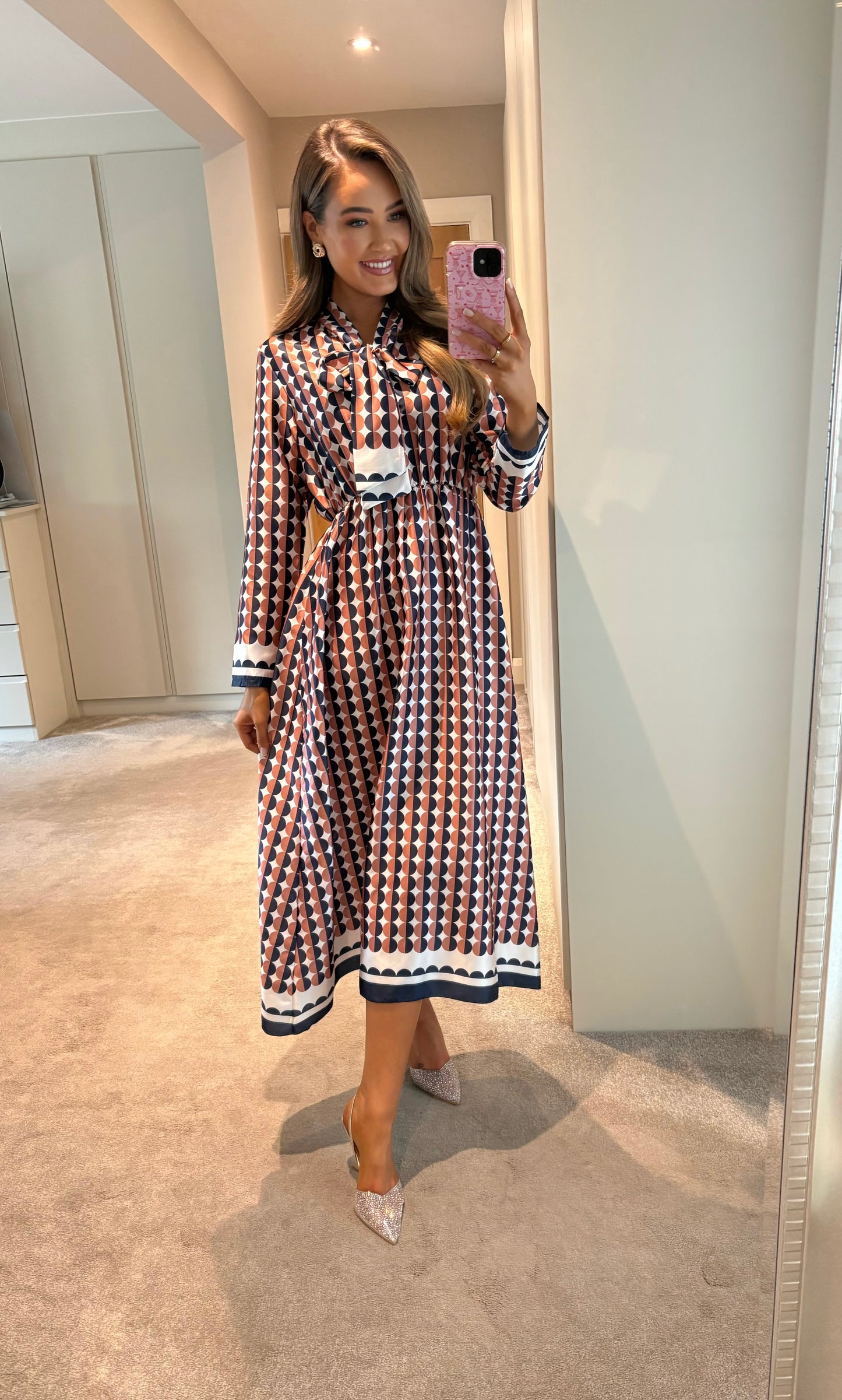 Amelia Dress Rust