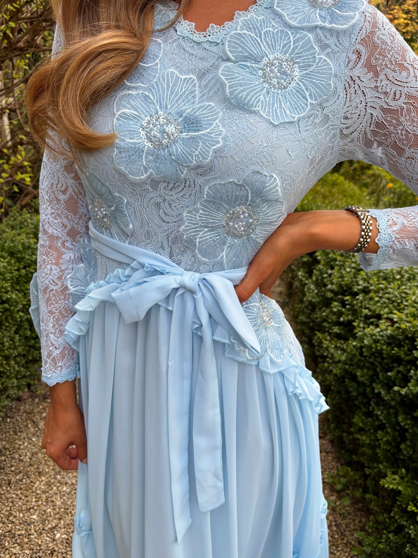 Magnolia Dress Blue