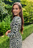 Allie Print Dress Green