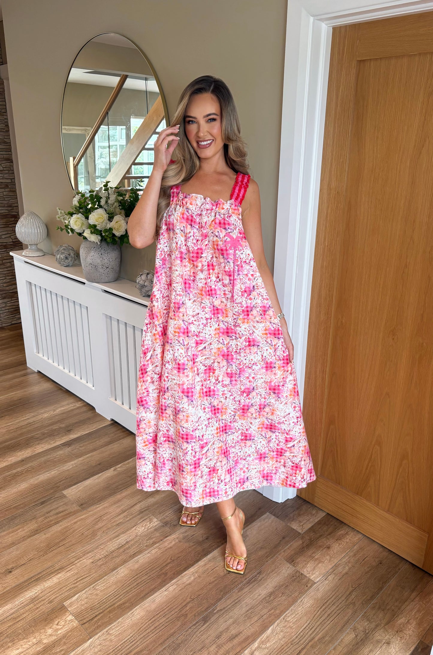 Posy Dress Red