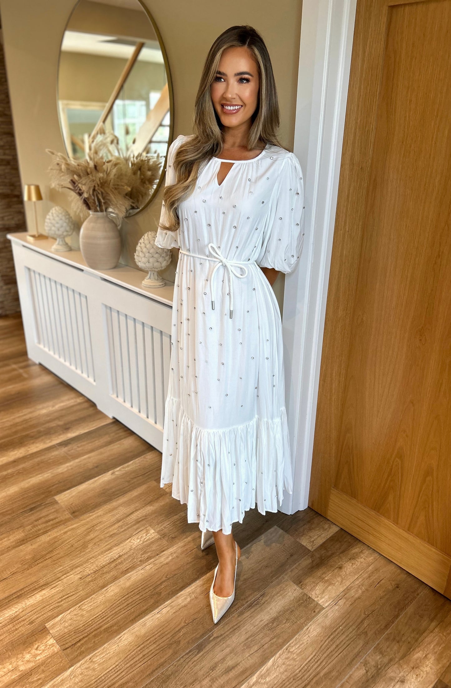 Sasha Dress White