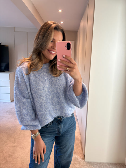 Kasey Knit Blue