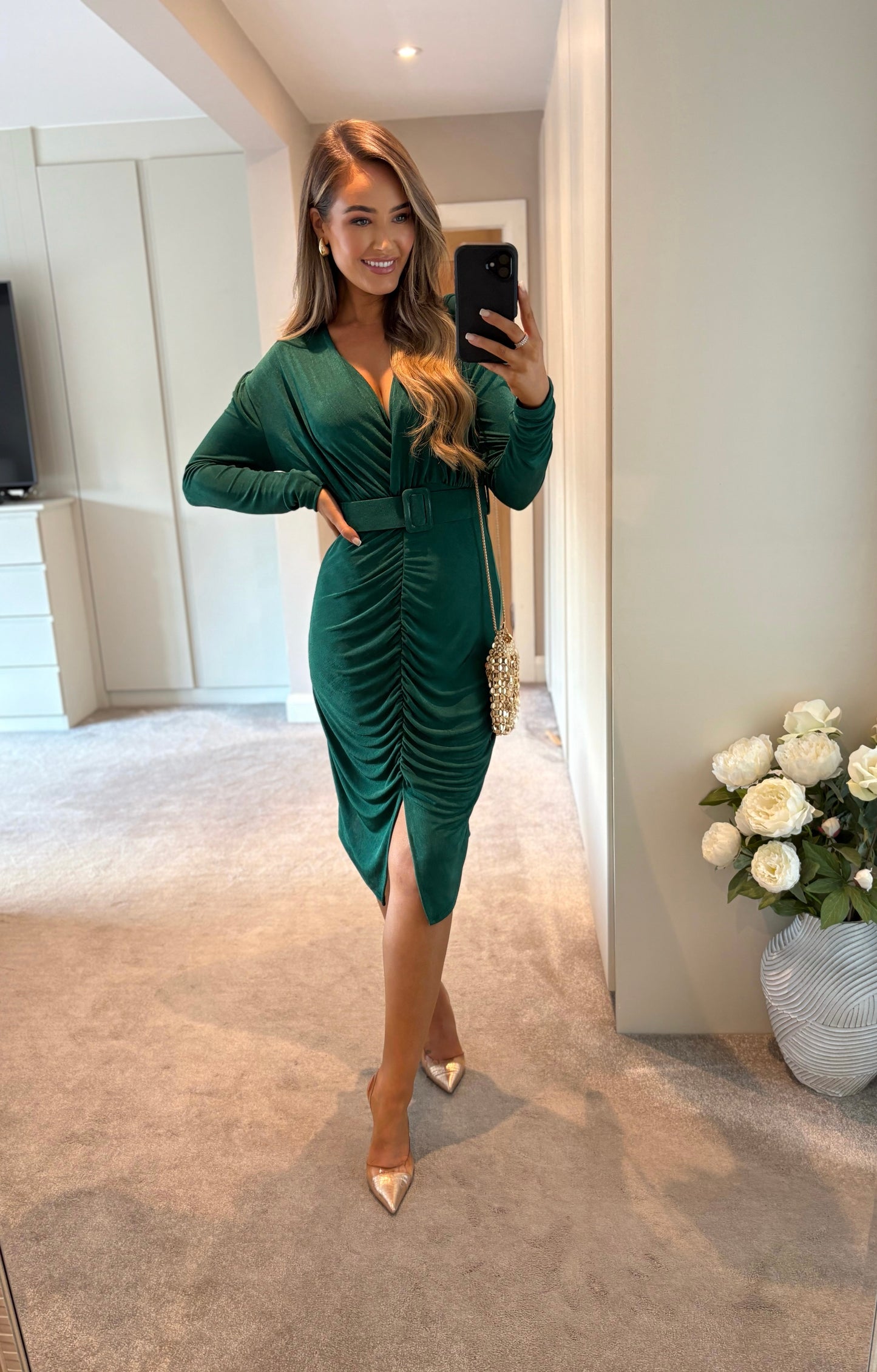 Lena Dress Green