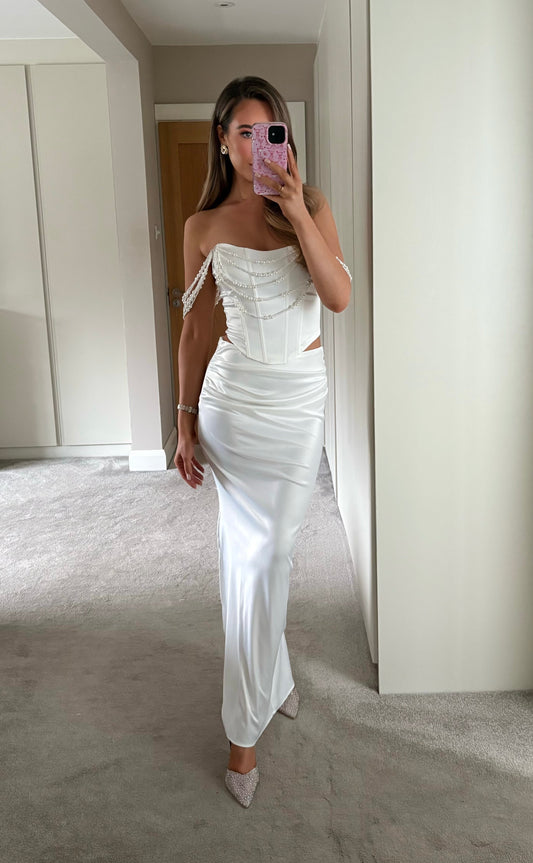 Zinnia Two Piece  White